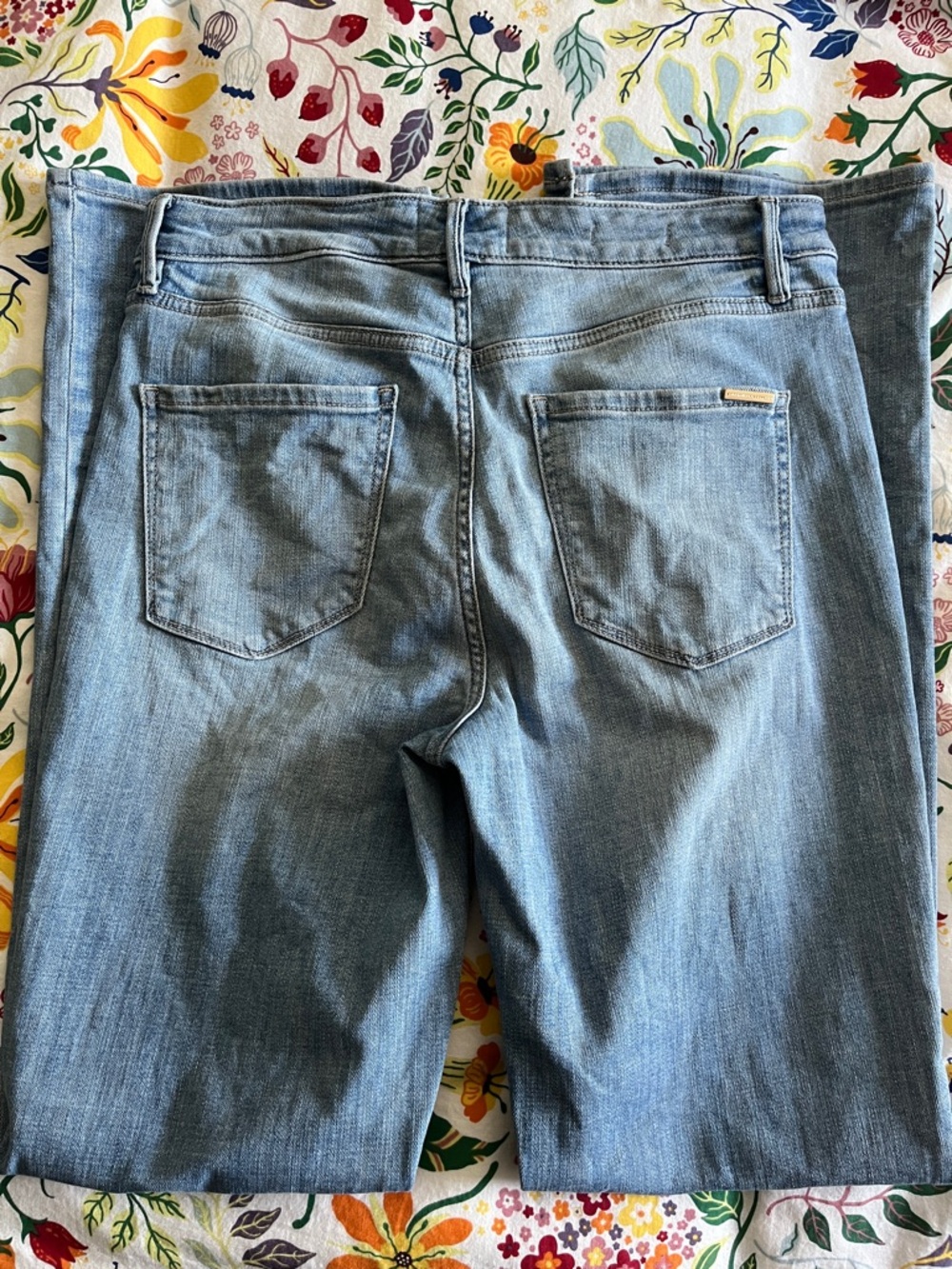 High Rise Slit Hem Bootcut Denim - Picture 4 of 4